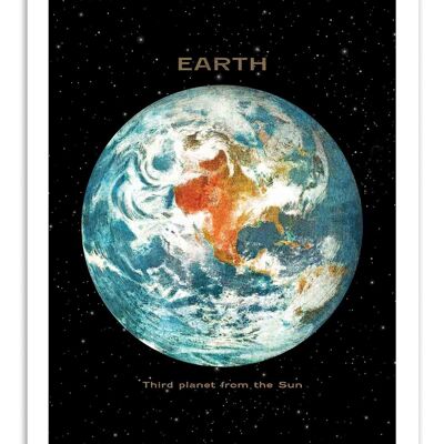 Poster artistico - Terra - Ventaglio in spugna W18236