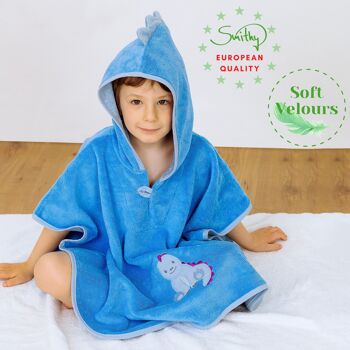 Poncho de bain Smithy Dino, 55x70 5