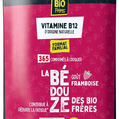 MégaPack Bédouze Frambuesa – Comprimidos masticables – Vitamina B12