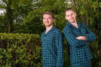 Pyjama en flanelle Lee Valley - Tartan vert (LV6) 4