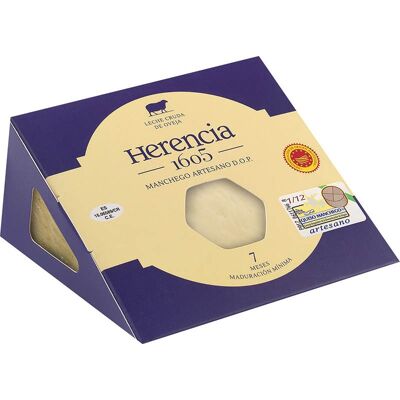 Manchego Sheep Cheese Heritage 7 months, Quesería 1605