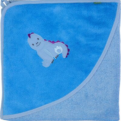 Hooded towel Dino, 100 x 100