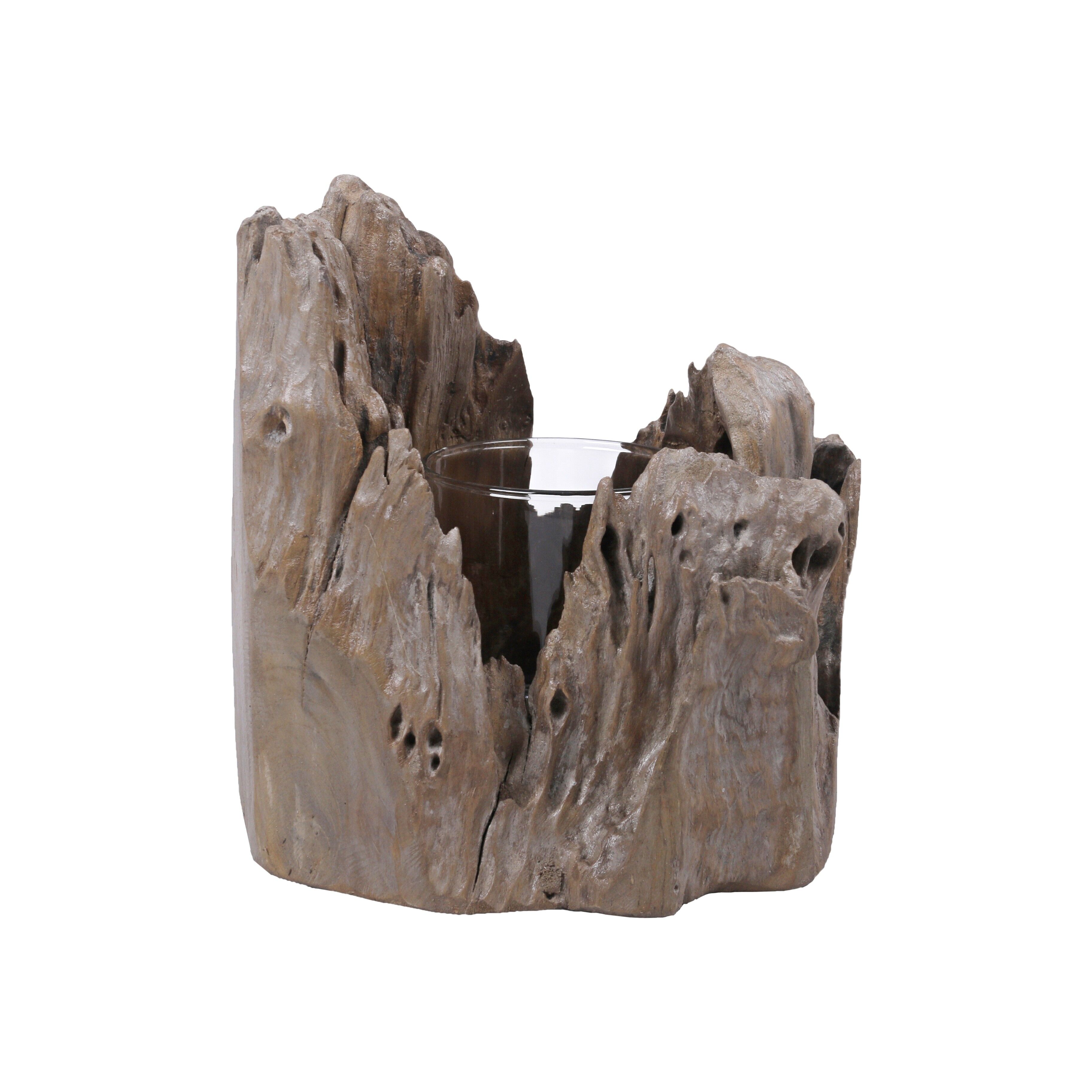 Windlight - Candle holder - teak root - unique pieces