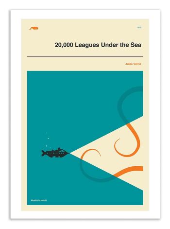Art-Poster - 20,000 leagues under the sea - Jazzberry Blue W18285 1