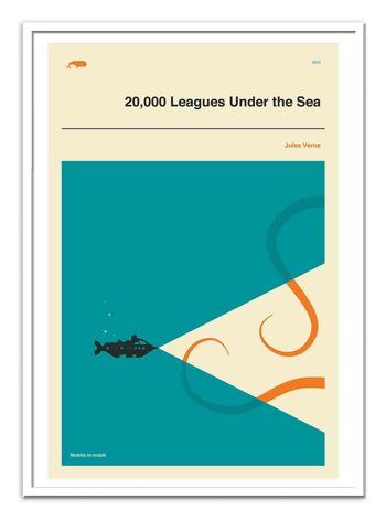 Art-Poster - 20,000 leagues under the sea - Jazzberry Blue W18285 2