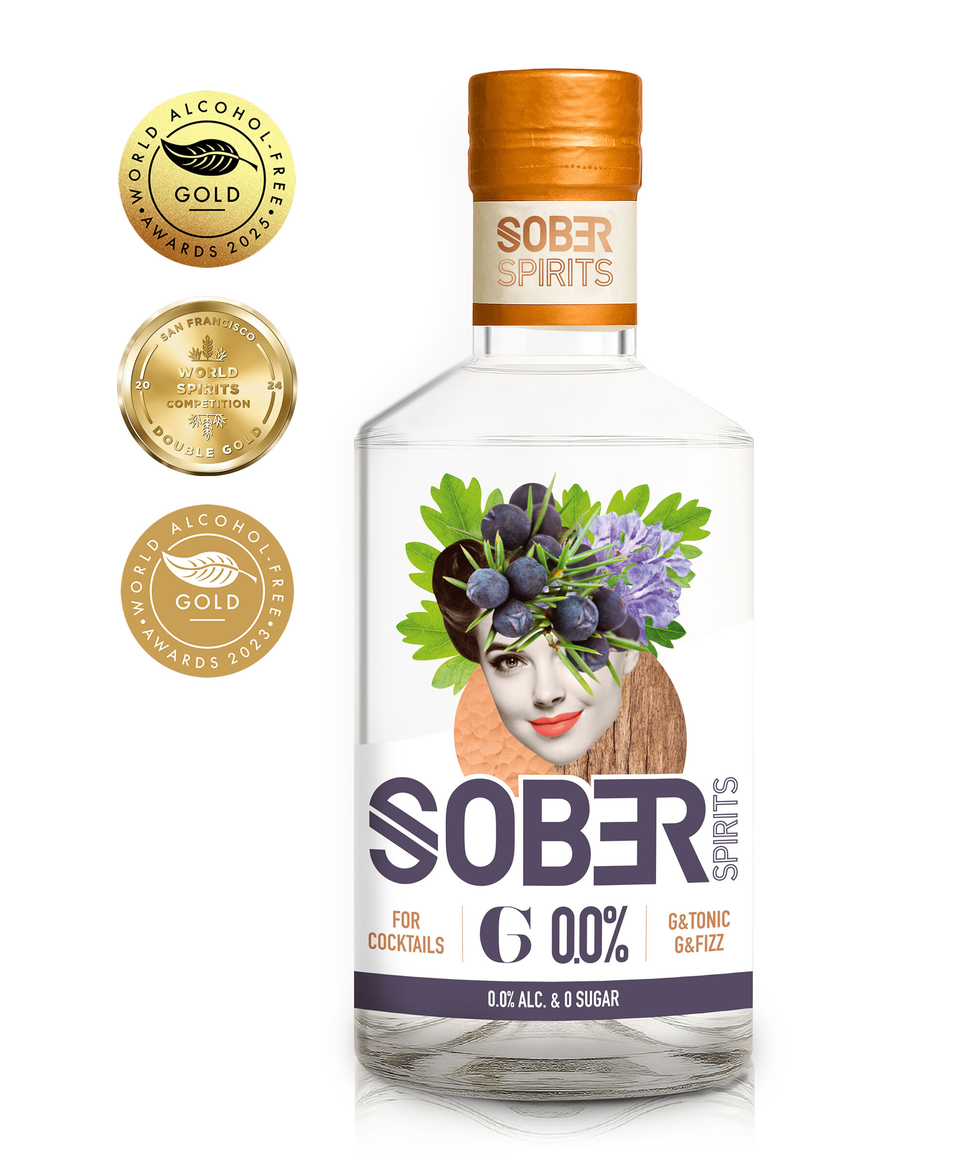 Non-Alcoholic Spirits - Sober Spirits G 0.0% 50cl - Alternative to Gin