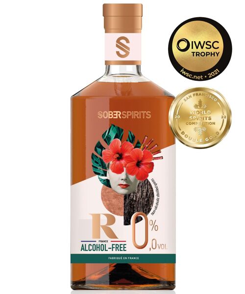 Alcohol-Free Spirits - Sober Spirits R 0.0% 50cl - Alternative to Rum