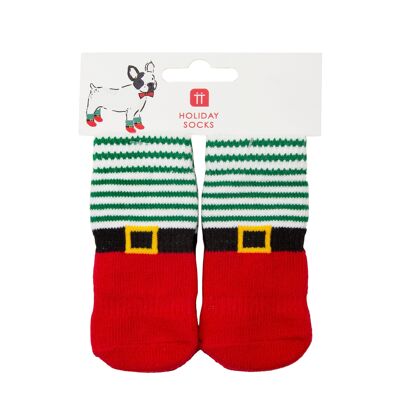 Calcetines navideños para perros - Paquete de 4