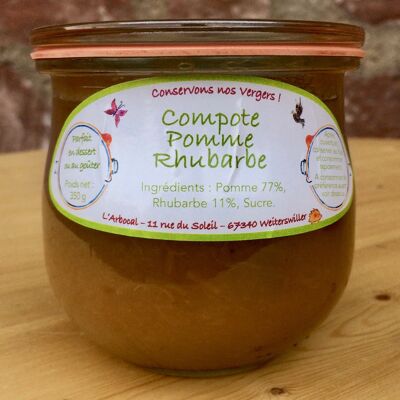 Compote Pomme Rhubarbe