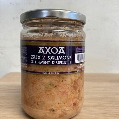 Axoa Two Salmon with Espelette Pepper - Bio-450g