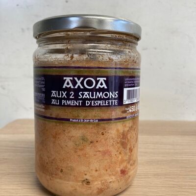 Axoa Deux Saumons au Piment d'Espelette – Bio-450g