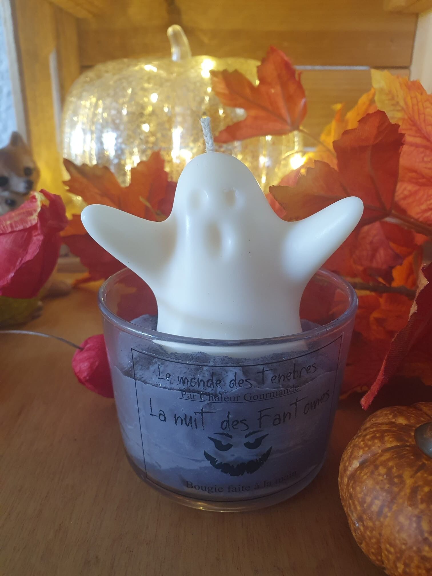 Bougie La nuit des Fantomes bougie halloween
