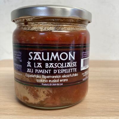 Salmón Basquaise con Pimienta de Espelette - Ecológico