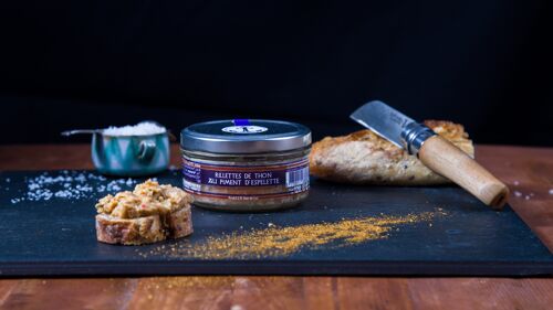 Rillettes Thon de Saint Jean de luz au Piment d'Epelette