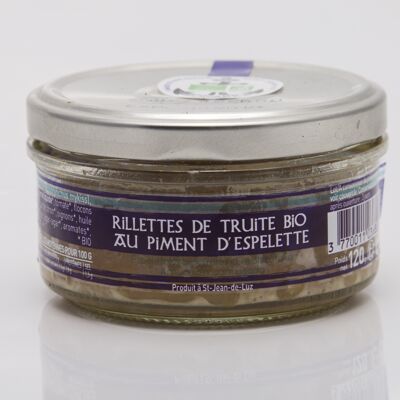 Rillettes de Trucha Ecológica con Pimienta de Espelette