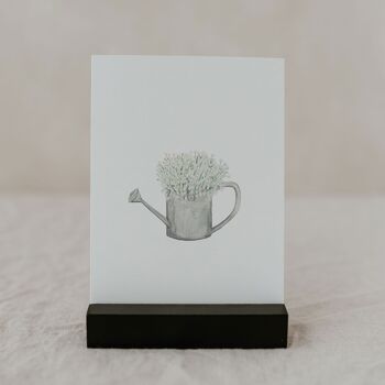 Carte aquarelle Flower Can (PU = 10 pièces) 1