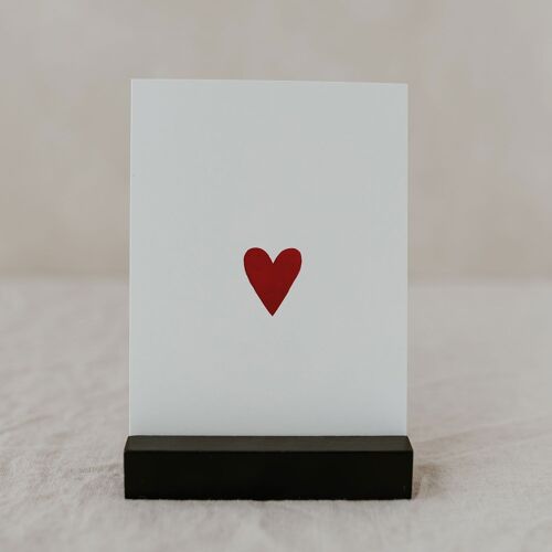 Aquarellkarte Heart (VE = 10 Stück)