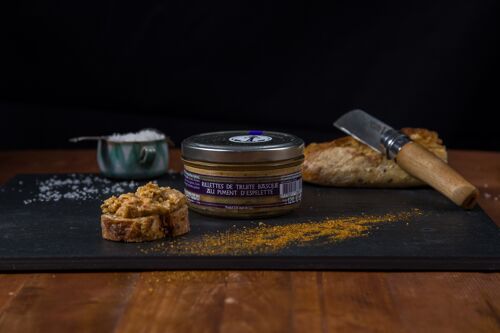 Rillettes Truite du Pays Basque au Piment d'Espelette