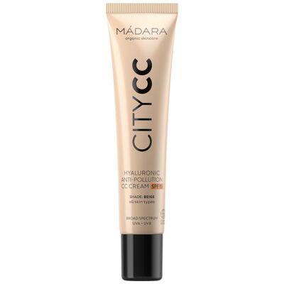 CITY CC Hyaluronic CC crème anti-polución SPF 15, BEIGE, 40 ml