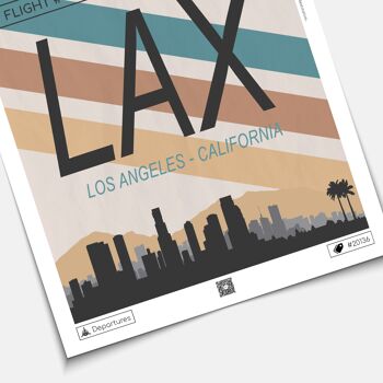 Affiche destination Los Angeles 3