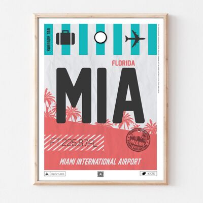 Miami destination poster