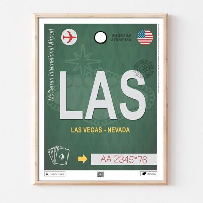 Affiche destination Las Vegas
