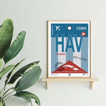 Affiche destination La Havane 2