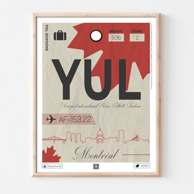 Montreal destination poster