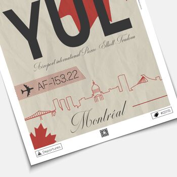 Affiche destination Montréal 3