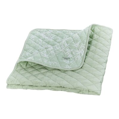 Quilt blanket - Soft Matcha, Nordic Zen