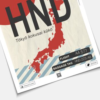 Affiche destination Tokyo 3