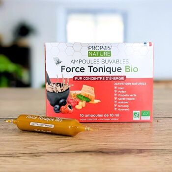 FORCE TONIQUE BIO - TONUS, ENERGIE & IMMUNITÉ -  10 AMPOULES 10 ML 1