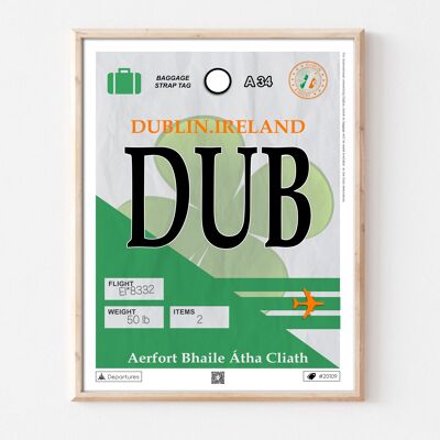 Poster della destinazione di Dublino