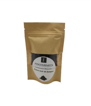 Poivre noir de Kampot IGP sachet kraft