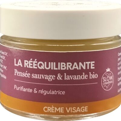 Crème visage - La Rééquilibrante