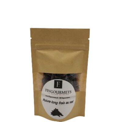 Fresh Kampot IGP pimiento largo con sal bolsa kraft