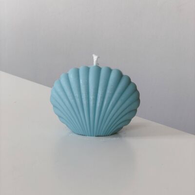 Bougie Coquillage Turquoise