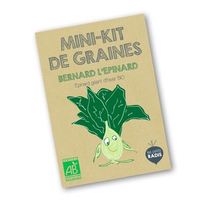 Bernard l'épinard BIO kit de semillas