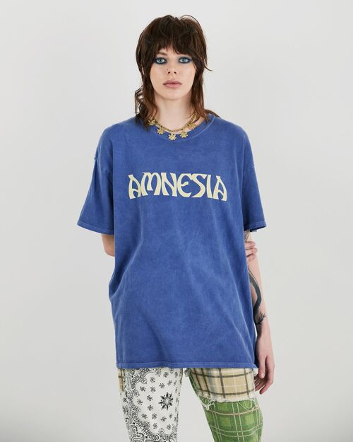 Ammi Oversized Tee With Graphic In Royal Blue