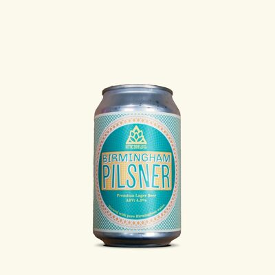 Pilsen de Birmingham | Cerveza de primera calidad | 4,5% LATAS x 24