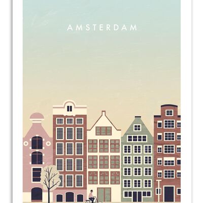 Art-Poster - Amsterdam - Katinka Reinke W18426-A3