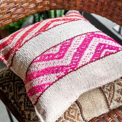 Pink & Red - Cuzco Vintage Cushion