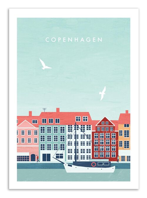 Art-Poster - Copenhagen - Katinka Reinke W18428