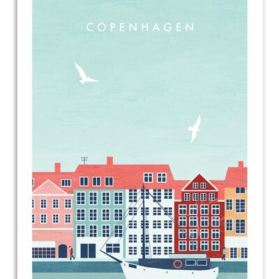 Art-Poster - Copenhague - Katinka Reinke W18428-A3