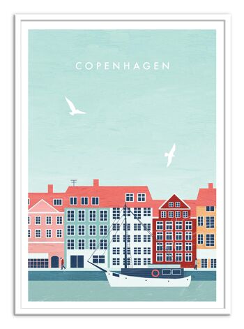 Art-Poster - Copenhagen - Katinka Reinke W18428-A3 2