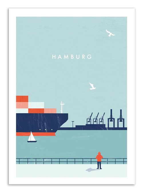 Art-Poster - Hamburg - Katinka Reinke W18430
