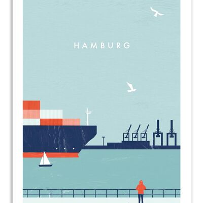 Art-Poster - Hamburg - Katinka Reinke W18430