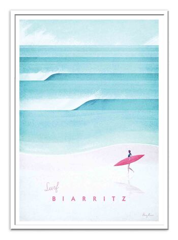 Art-Poster - Surf Biarritz - Henry Rivers W18469 2