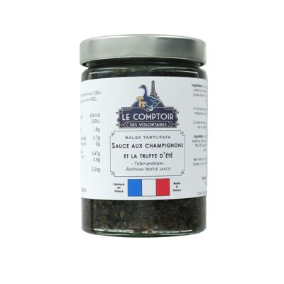 Salsa Tartufata - Mushroom and summer truffle sauce (tuber aestivum) - 500g