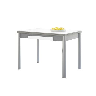 Buy wholesale Wall-mounted folding table 674 90X50 WALL 2 POSITIONS  ALUMINUM T-GLASS BERENGENA